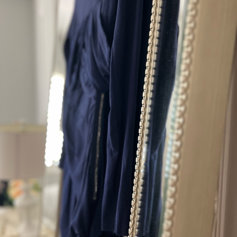 Navy long sleeve dress